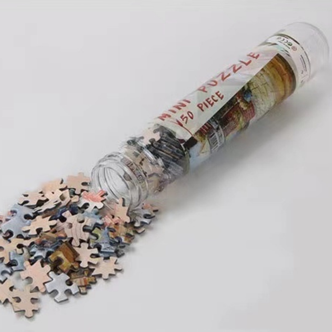 150-piece Mini Test Tube Portable Pocket Puzzle Stress-relieving And Educational Toy For Adults