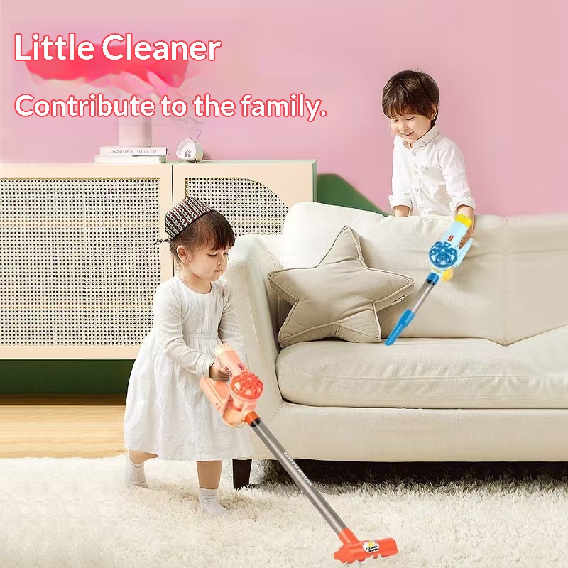 Kids' Pretend Play Simulation Electric Vacuum Cleaner Toy