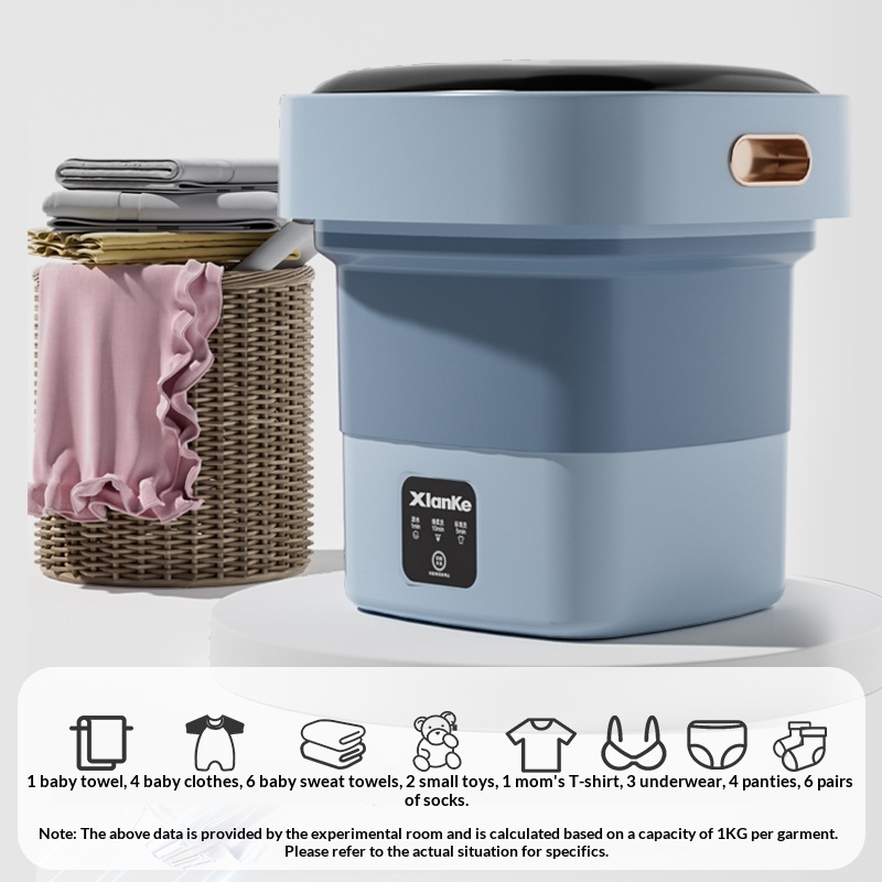 Mini Foldable Home-use Portable Sterilizing Small Washing Machine - Image 2