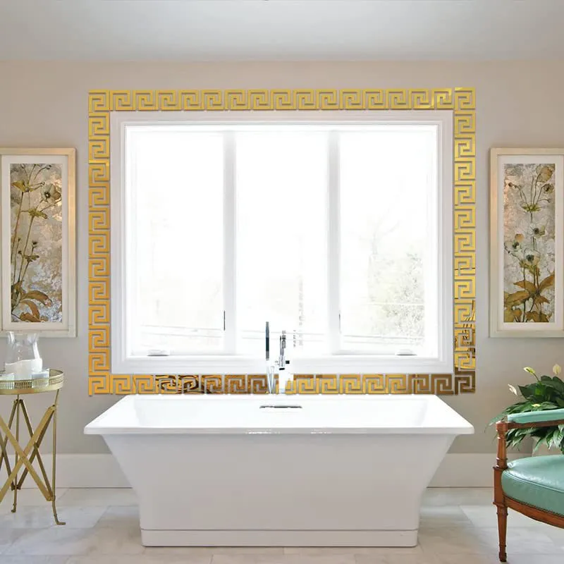 Acrylic Wall Self-adhesive Waistline Mirror Sticker