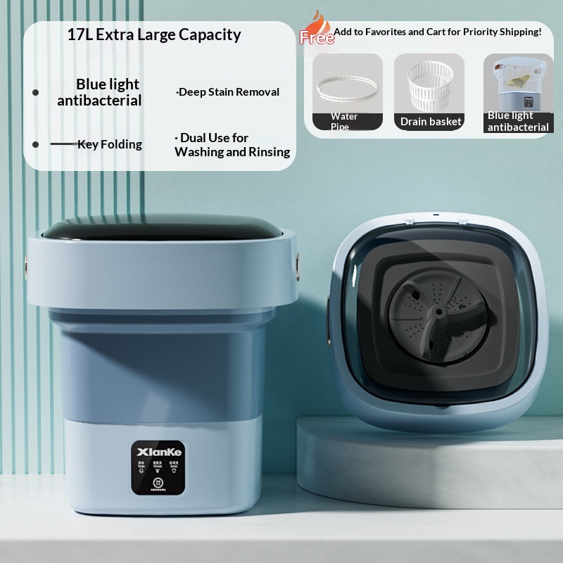 Mini Foldable Home-use Portable Sterilizing Small Washing Machine - Image 7