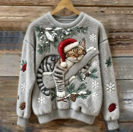Autumn And Winter Women's Christmas Sweaters - Fewjifselkfc-Xl
