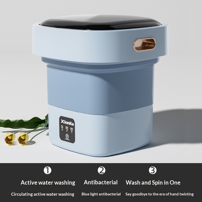Mini Foldable Home-use Portable Sterilizing Small Washing Machine - Image 3