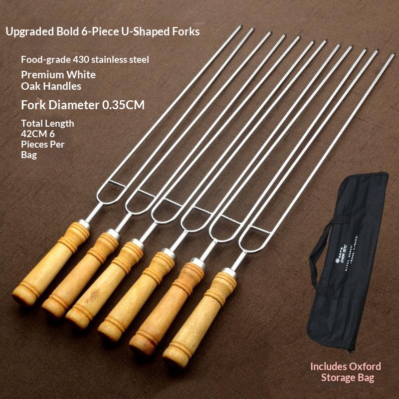Outdoor Stainless Steel Barbecue Skewers And Barbecue Accessories - Image 1