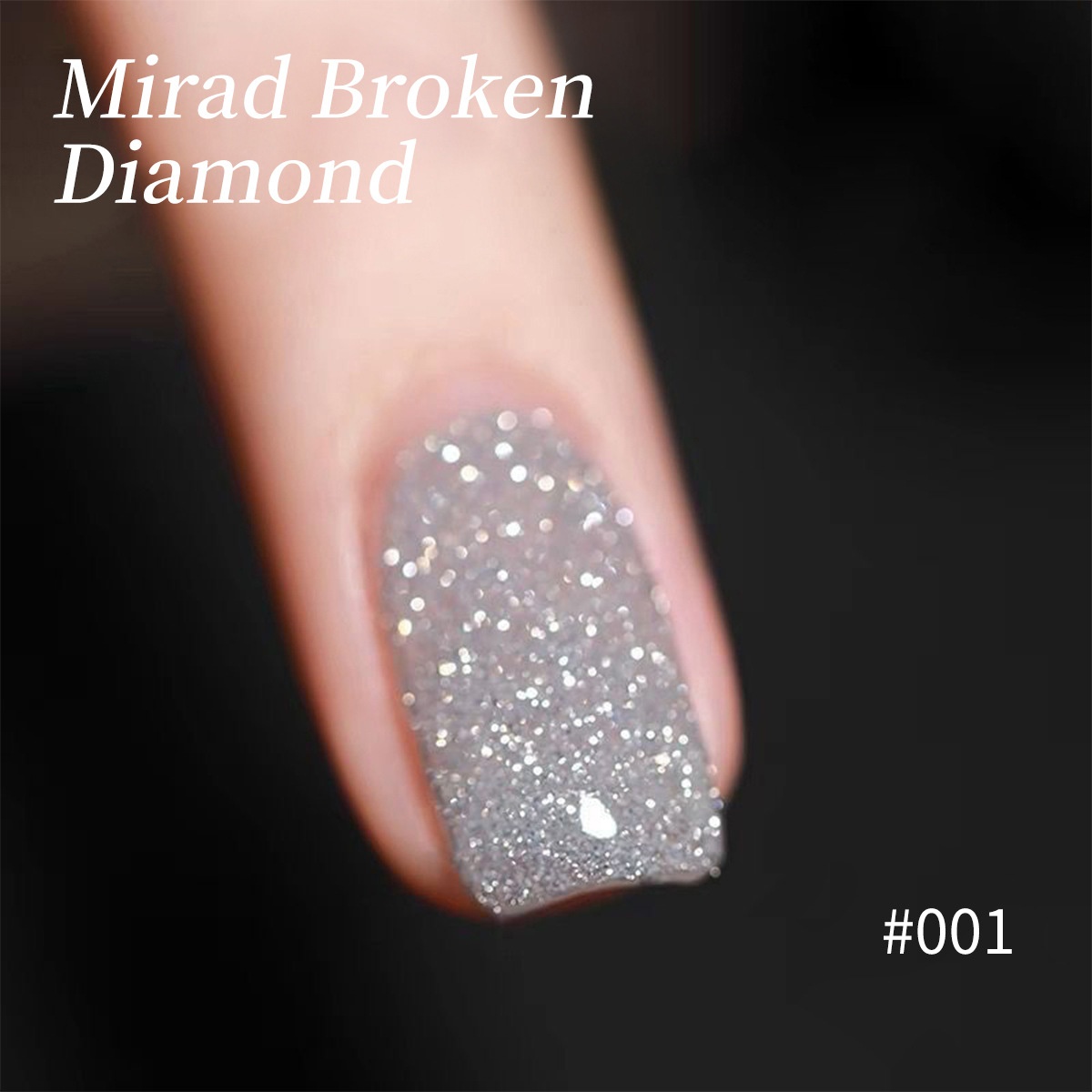 Flashy Reflective Nightclub-style Glitter Nail Gel 6