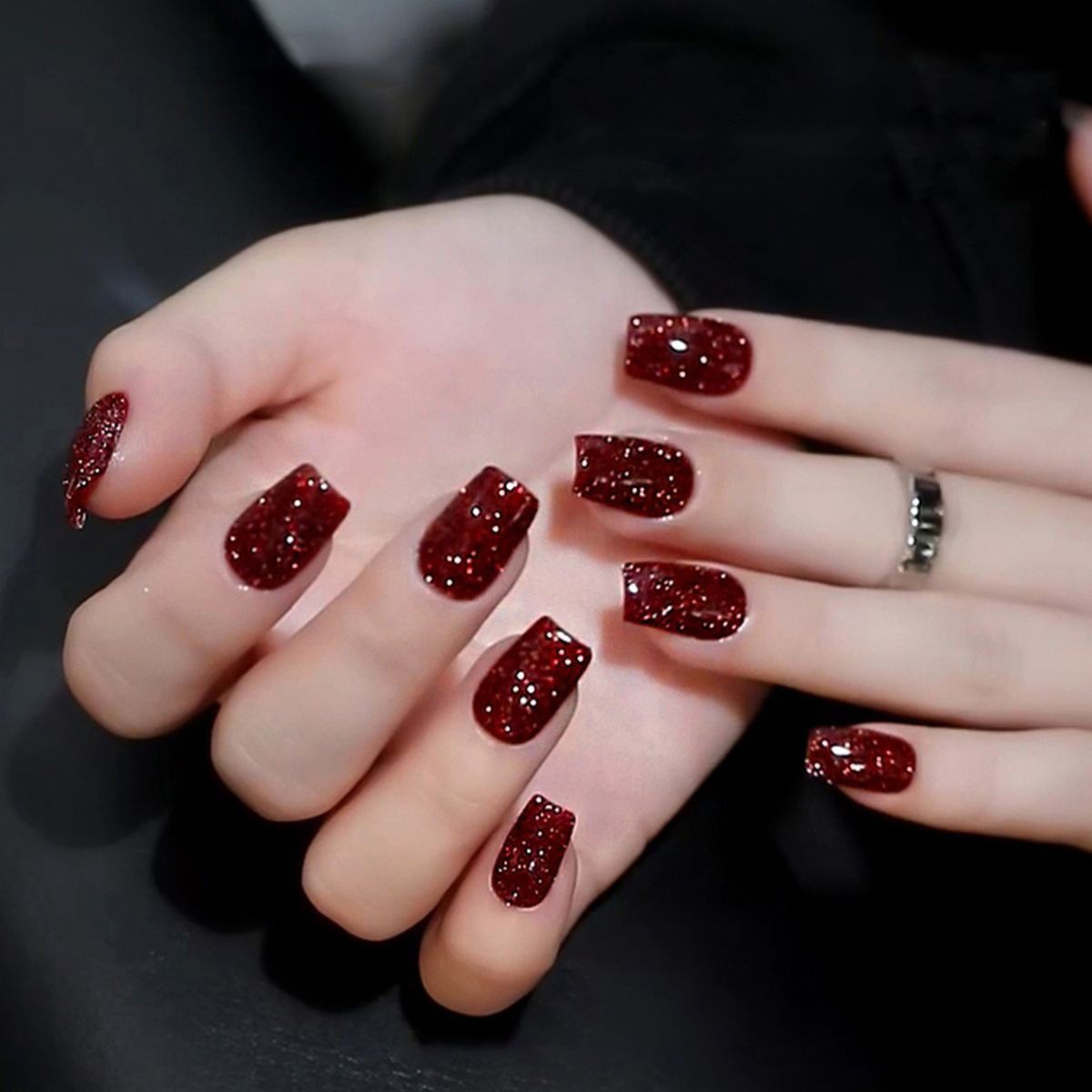 Flashy Reflective Nightclub-style Glitter Nail Gel 4