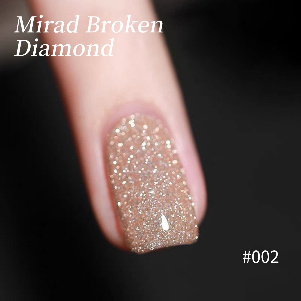 Flashy Reflective Nightclub-style Glitter Nail Gel 7