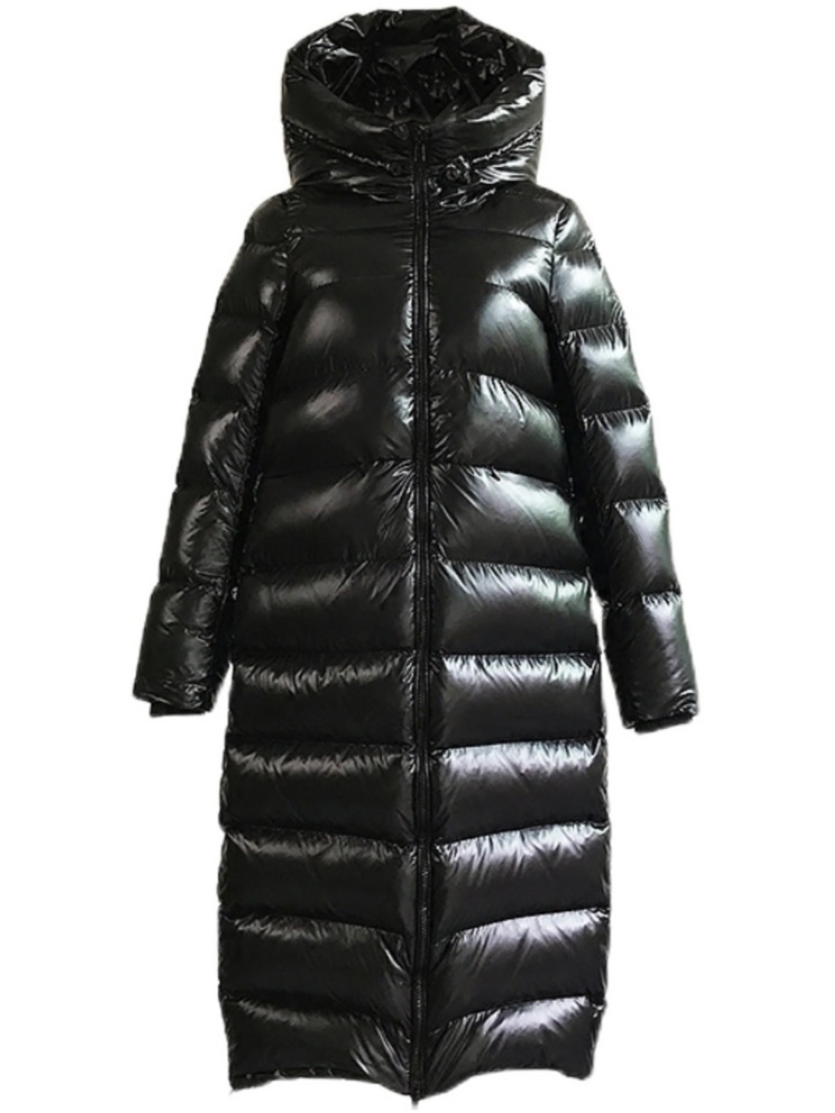 Cocoon-style White Duck Down Insulated Coat - Image 4