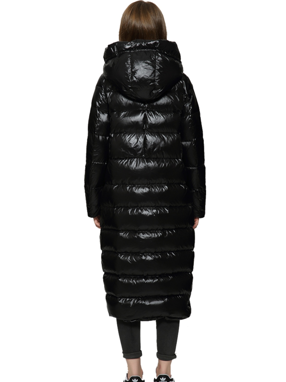 Cocoon-style White Duck Down Insulated Coat - Image 3