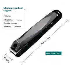 Home Portable Single Nail Clipper Set - Flat Mouth Medium Size - View 1