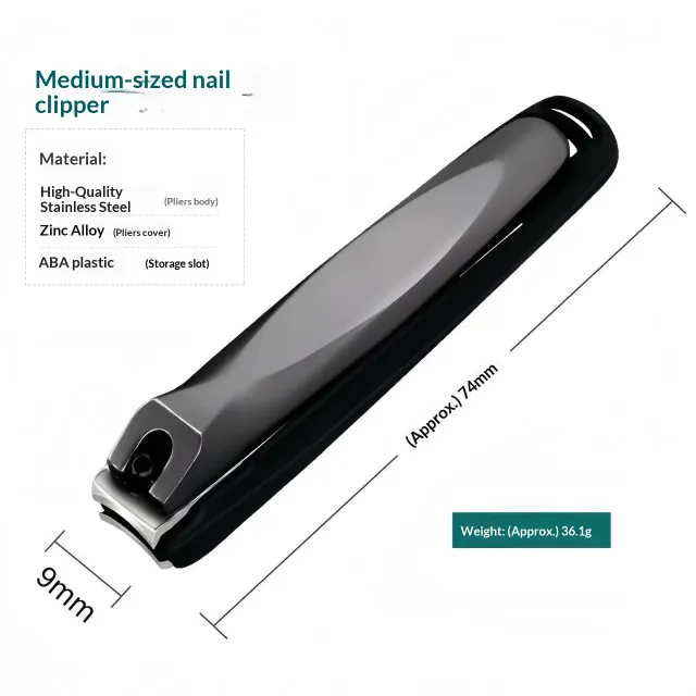Home Portable Single Nail Clipper Set Flat Mouth Medium Size - Shop at LoveMi