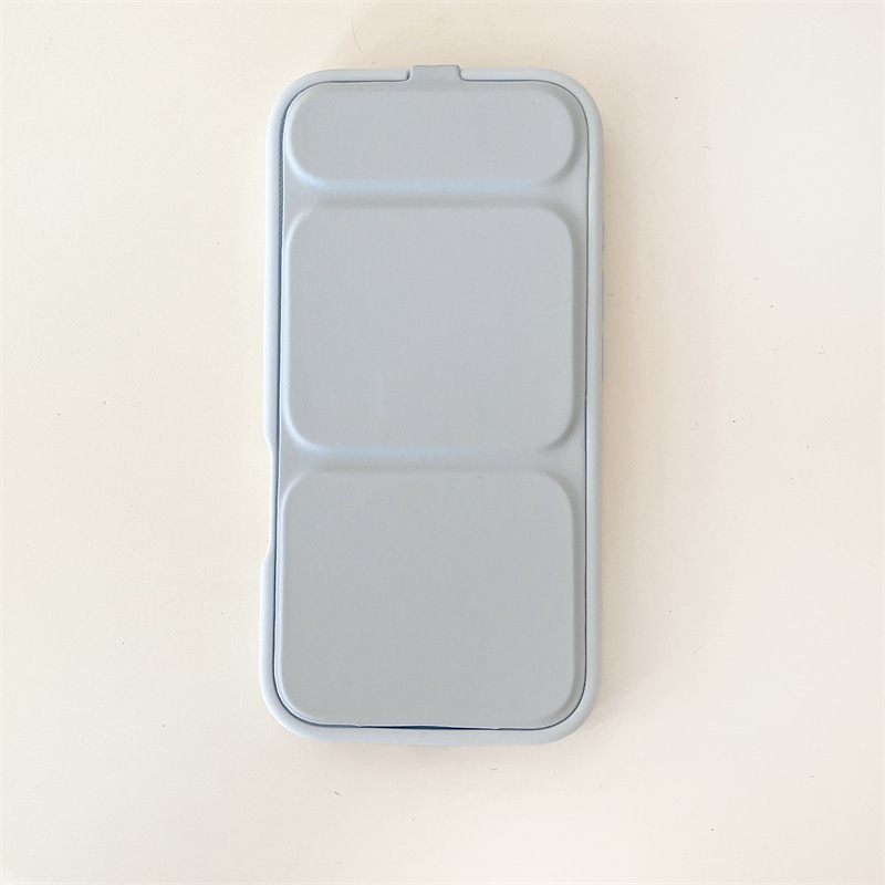 Solid Color Flip Cover Stand Phone Case Anti-Drop - Image 2