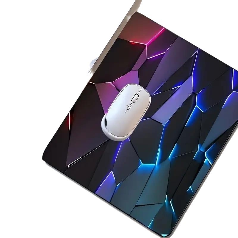 Custom Gaming Laptop And Desktop Anti-slip Geometric-pattern Gaming Mouse Pad