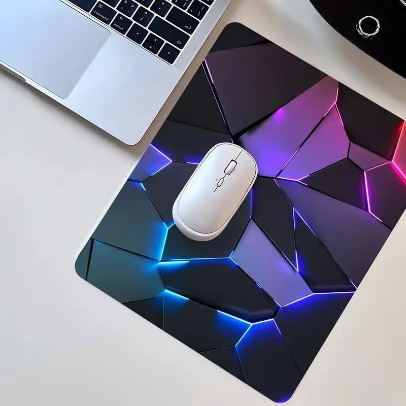 Custom Gaming Laptop And Desktop Anti-slip Geometric-pattern Gaming Mouse Pad 6