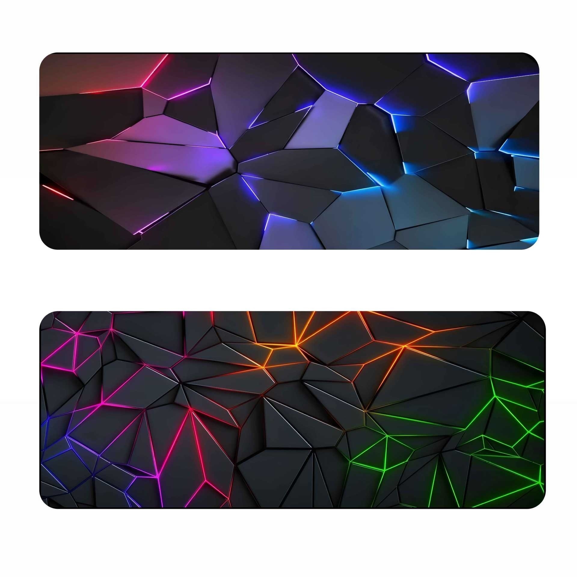 Custom Gaming Laptop And Desktop Anti-slip Geometric-pattern Gaming Mouse Pad 5