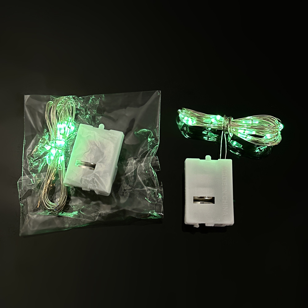 LED Small Square Box Battery-powered Colorful Ambient String Lights