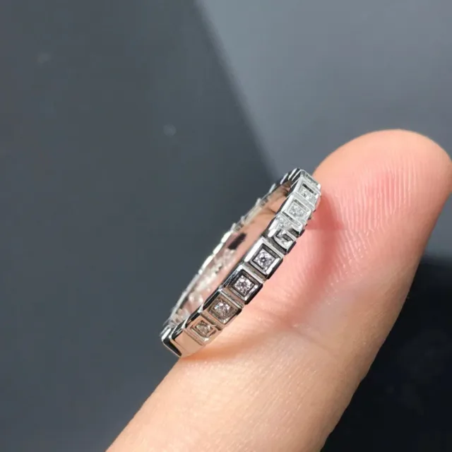 High end Fade resistant Trendy Ring White Gold Color - Shop at LoveMi