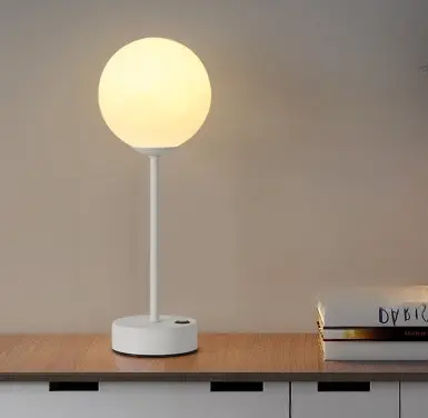 Charging Touch Control Bud Shape Table Lamp Bedside Lamp Study Office Desk Decor