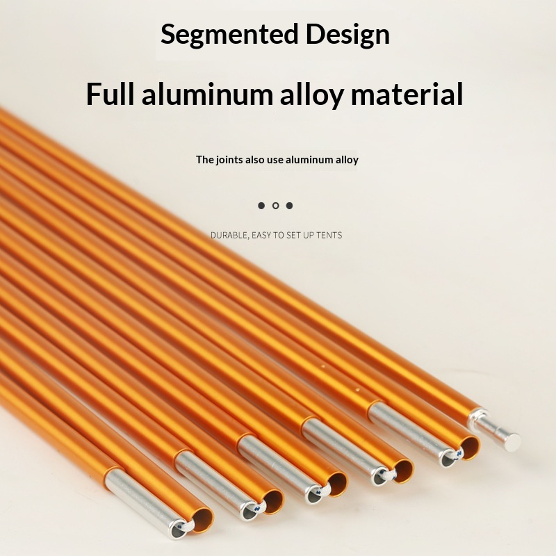 Fiberglass Poles For Single And Double-person Tents 3-4 Pole Support Design Extra-thickFoldable Outdoor Tent Poles - Image 3