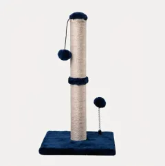 Vertical Sisal Cat Scratch Post Cat Tree For Cats To Climb - Blue - View 1