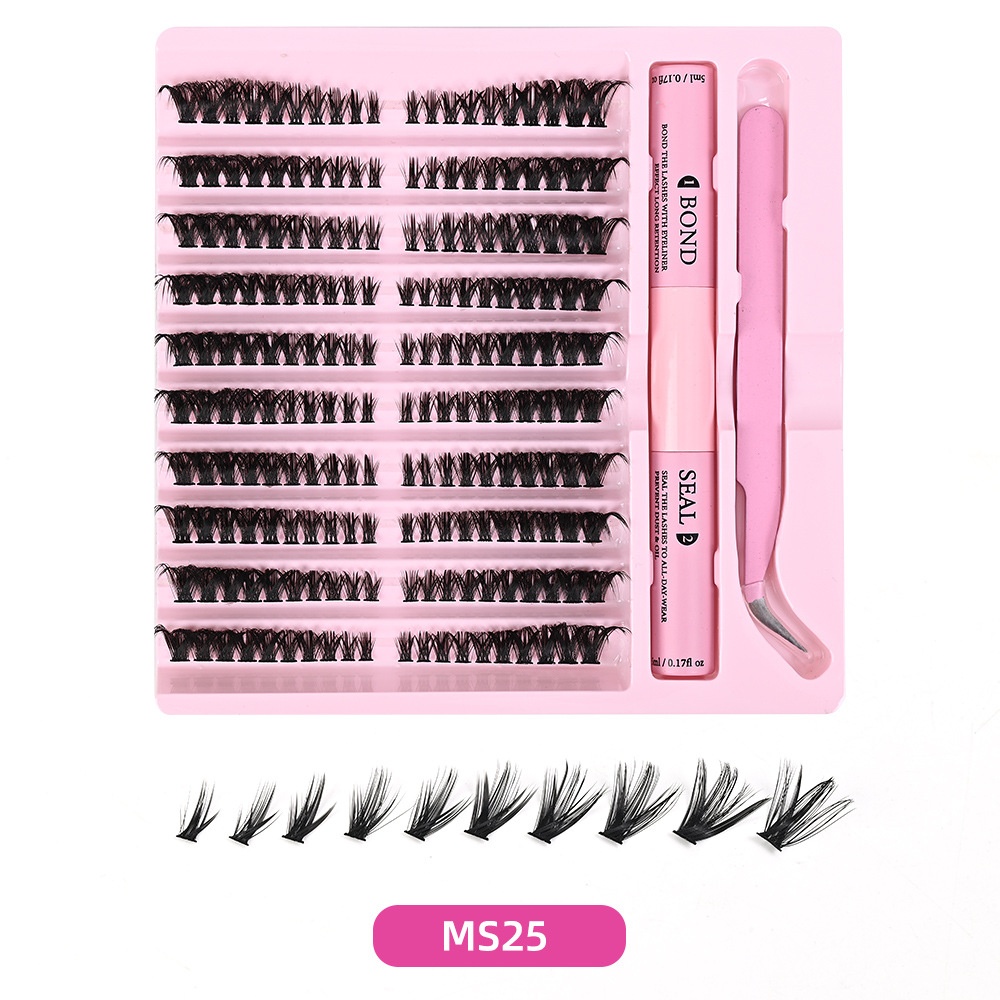 Segmented Single-Cluster DIY Eyelash Kit 7