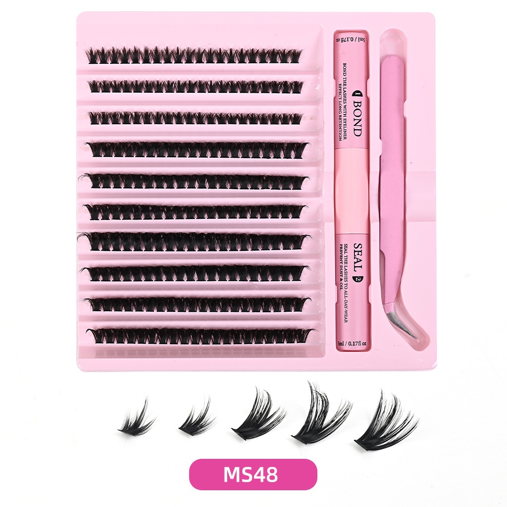 Segmented Single-Cluster DIY Eyelash Kit 9
