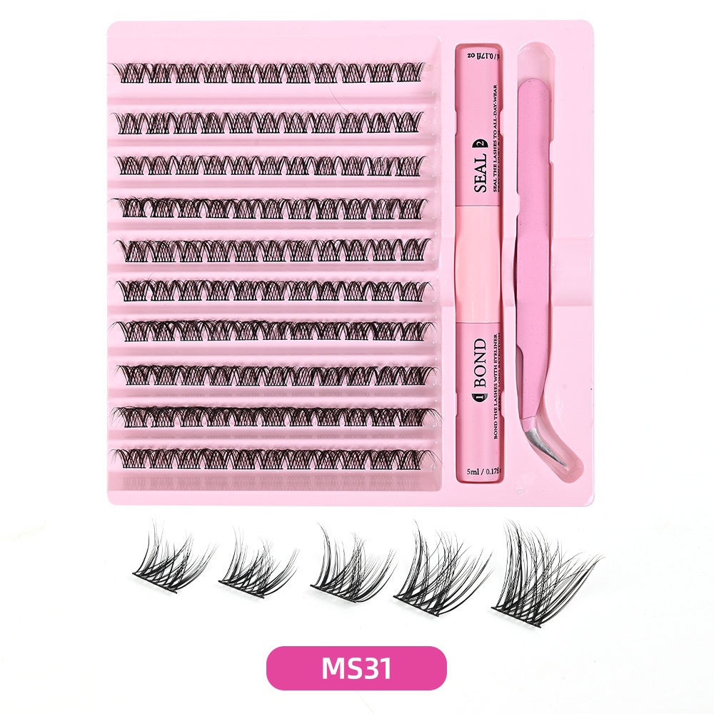 Segmented Single-Cluster DIY Eyelash Kit 8