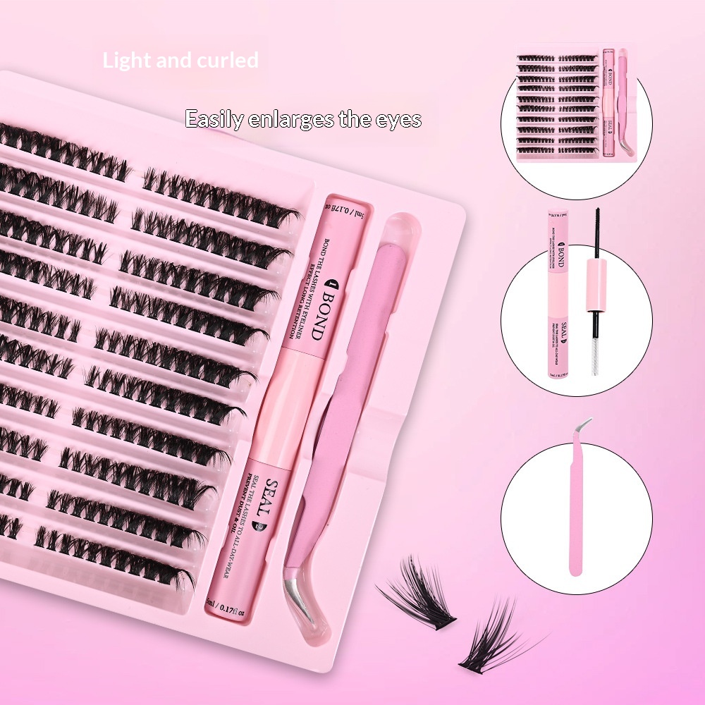 Segmented Single-Cluster DIY Eyelash Kit 4