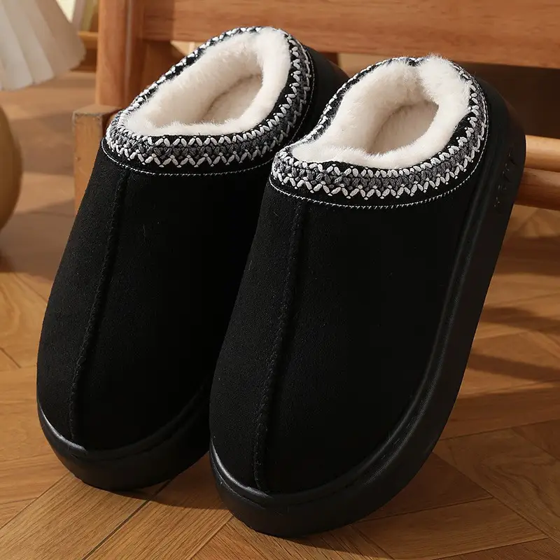 Women's Home Slippers Half-pack Thick-soled Non-slip Lightweight Warm Extra Thick