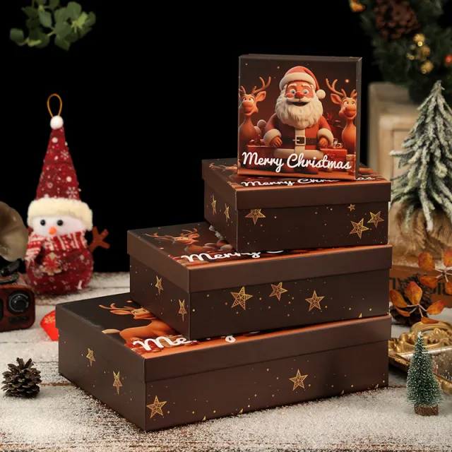 Christmas Gift Box With Ceiling And Packaging Starlight Deer - Shop at LoveMi