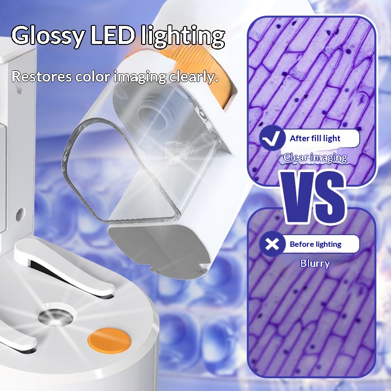 Microscope Children's Handheld Portable Educational Toy - Image 1