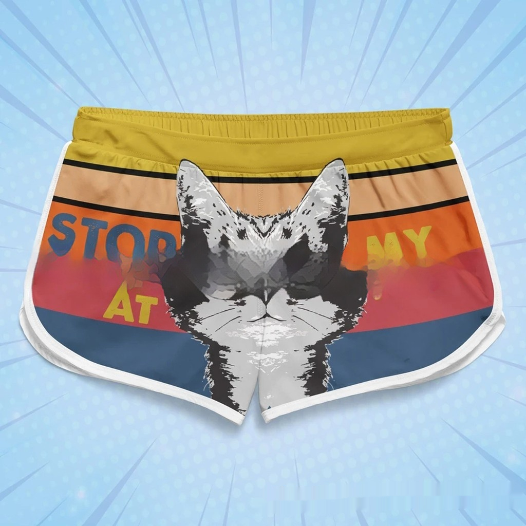 Digital Trendy Casual Women's Shorts