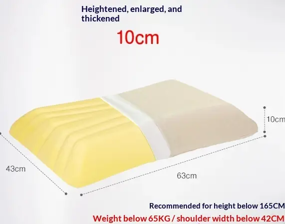 Thickened And Heightened Pillow That Resists Collapsingideal For Side Sleepers And Those With A Fuller Figure