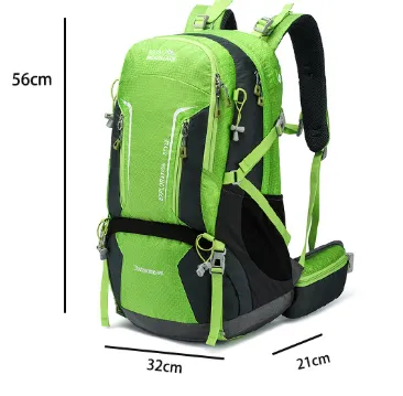 Waterproof Lightweight Large-capacity Backpack For Camping - Green