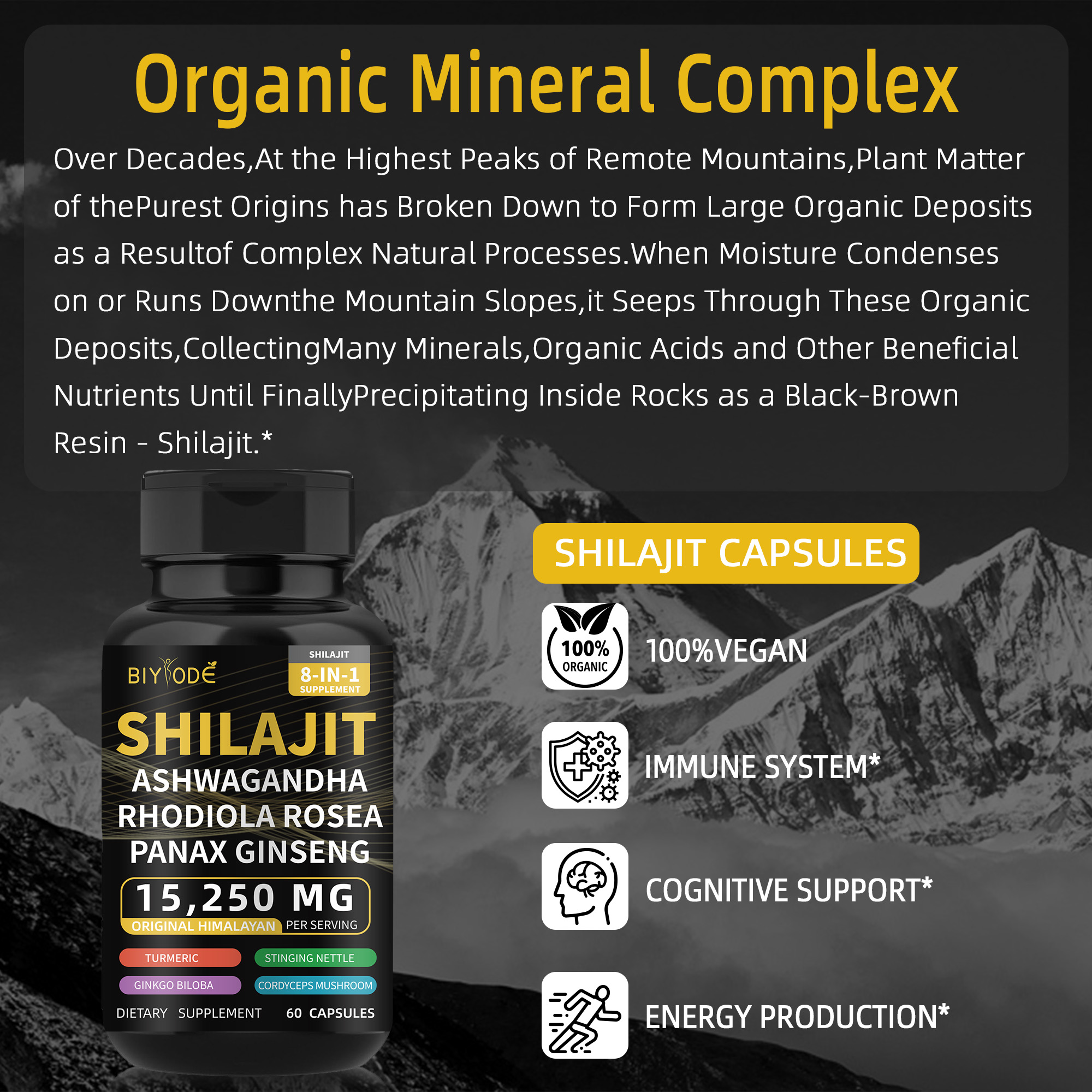 Wholesale Pure Himalayan Shilajit Capsules - Image 1