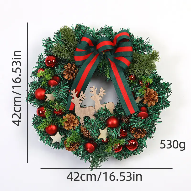 Creative Christmas Decorations 40 Cm Wreath Door Hanging