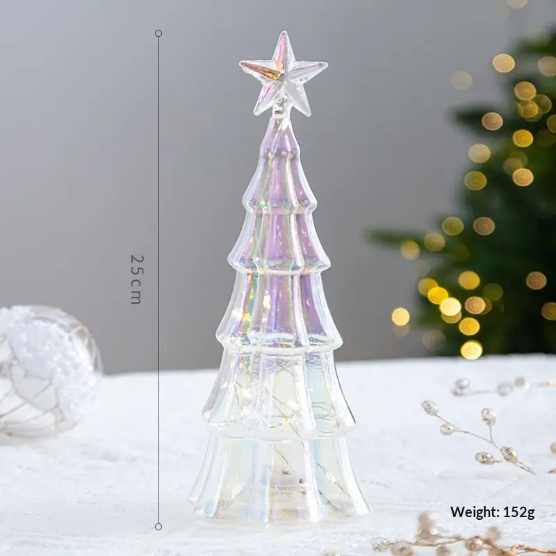 Crystal Glass Christmas Tree Ornament