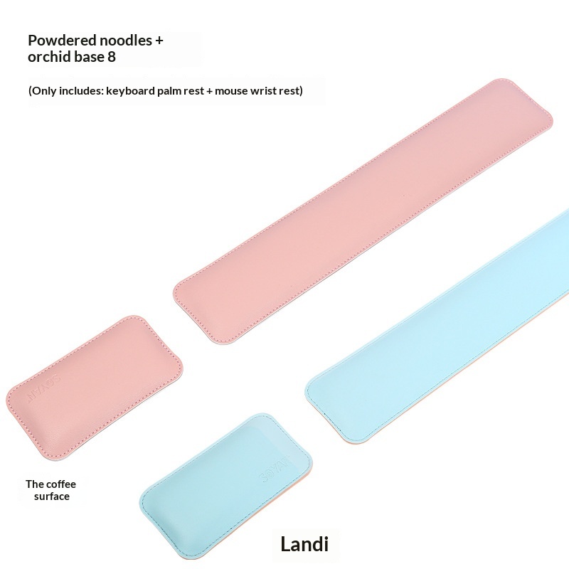 Double-sided Leather Mouse Wrist Rest Pad