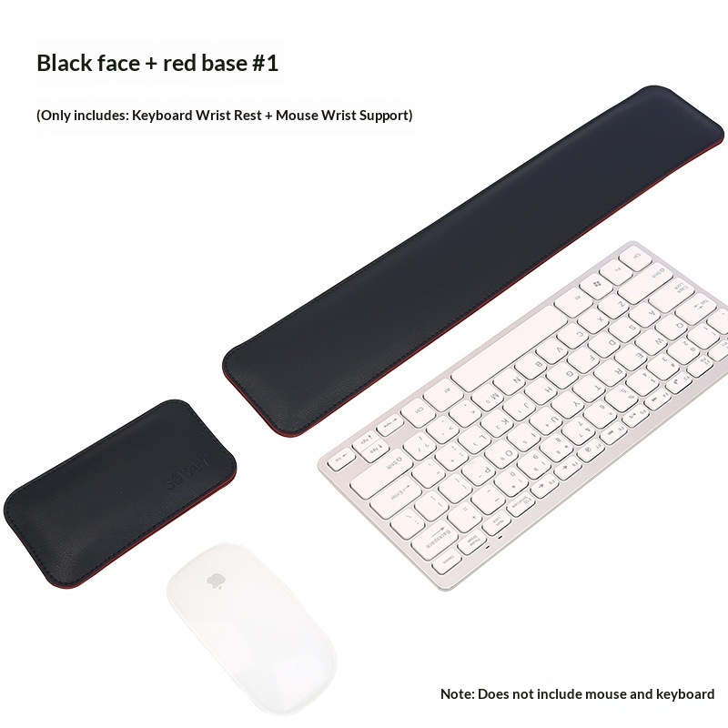 Double-sided Leather Mouse Wrist Rest Pad