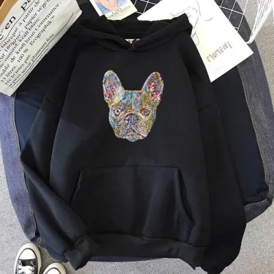 Drop shoulder Sleeve Casual Sports Hoodie Sweater Picture Style M - Shop at LoveMi