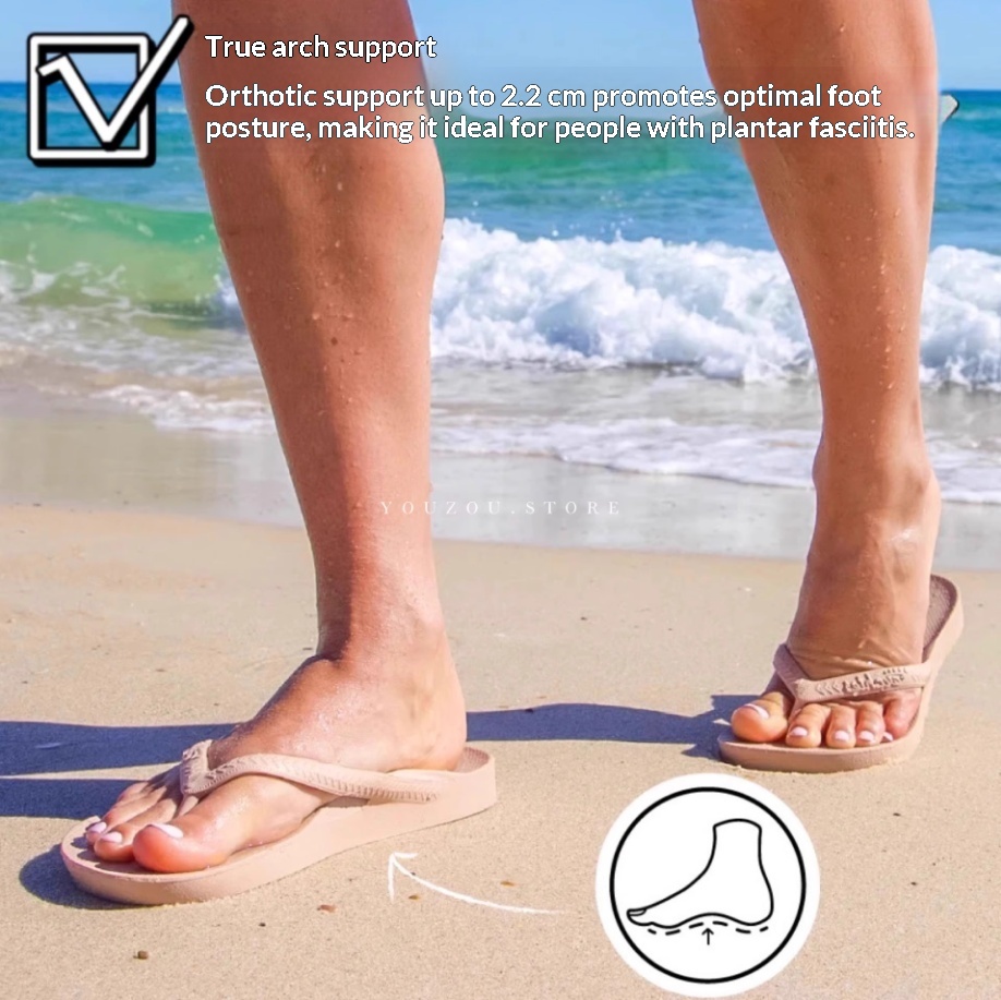 Non-slip Lightweight Arch Support Flip-flops