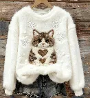 Women's Flannel Hoodie For Christmas, Autumn And Winter - Mfh243873Lyj35-S - View 1