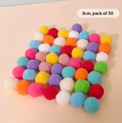 Cat Pompons Gun Relief Toy 50 Plush Projectiles - Shop at LoveMi