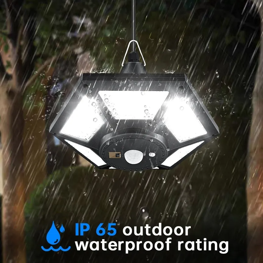 Solar-powered Pendant Light Garage Split-unit Garden