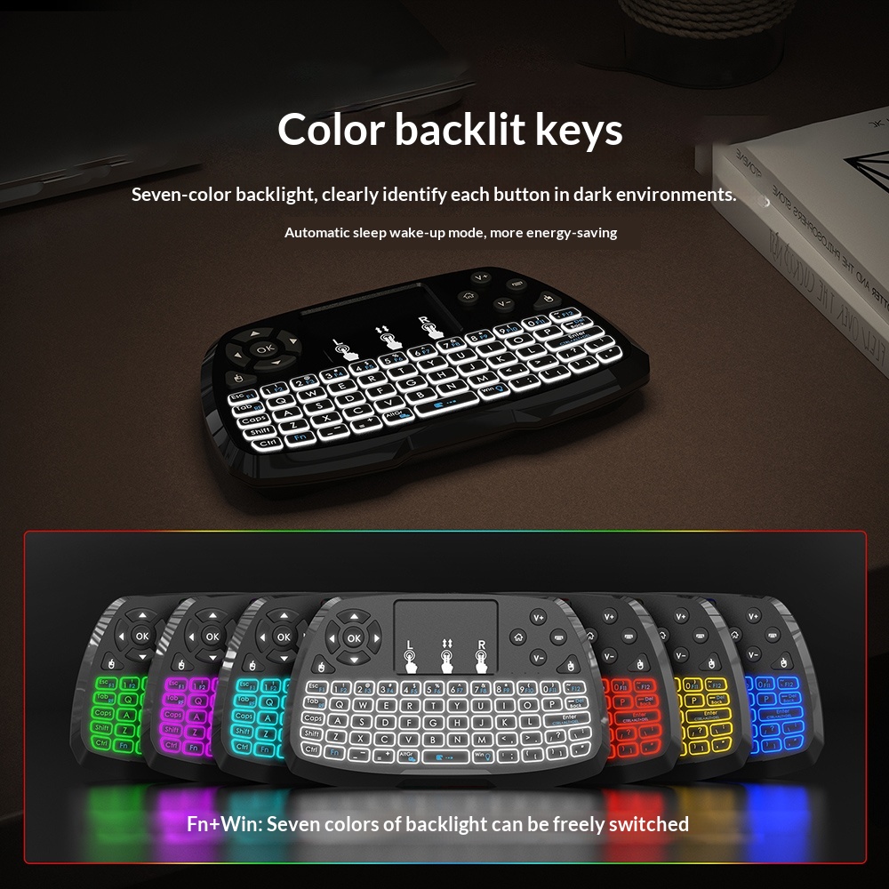 Pocket-sized Mini Keyboard And Mouse 24G Wireless 6