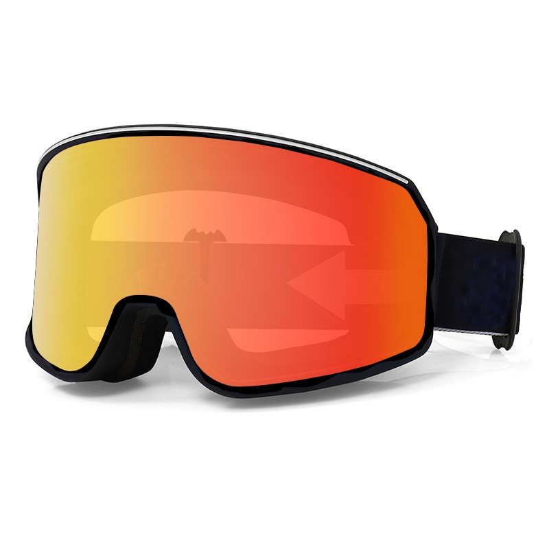 Outdoor Sports Ski Goggles Anti-Fog Large-Curved Lens Snow Goggles For Men And Women