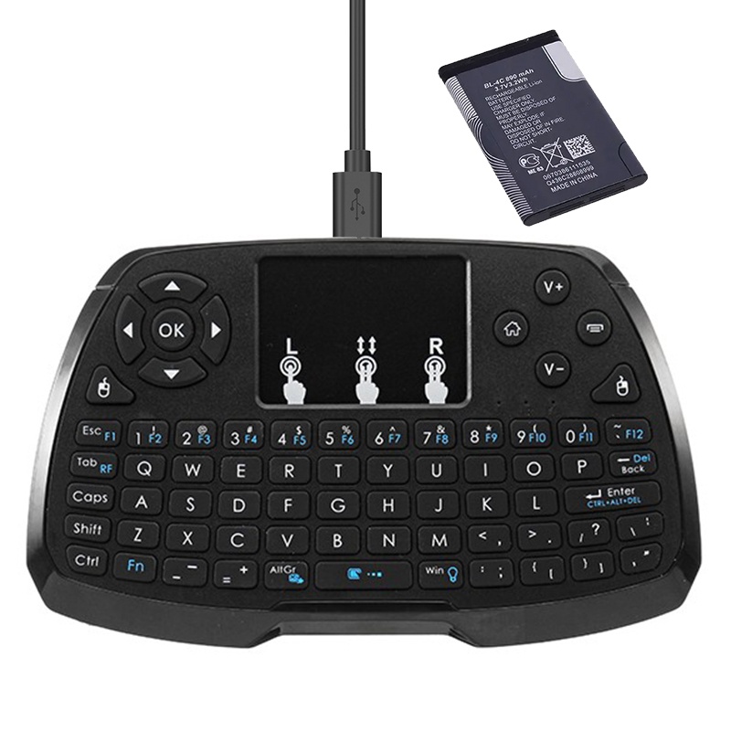 Pocket-sized Mini Keyboard And Mouse 24G Wireless