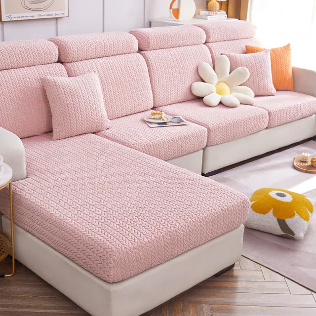 Elastic Sofa Cover All Inclusive Pink - Shop at LoveMi