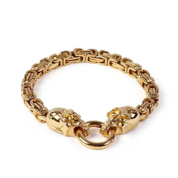 Adjustable Imperial Chain Titanium Steel Men's Bracelet