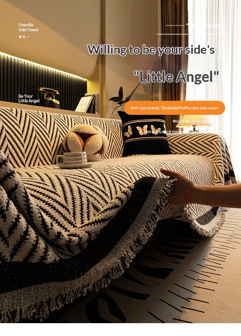 Sofa Cover Cloth To Protect Sofas From Cat Scratches